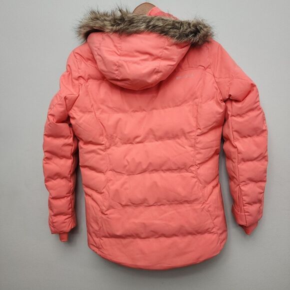 NEW Spyder Girls Atlas Zadie Synthetic Down Jacket Ski Snow Jacket Size 16 Peach - Picture 3 of 16